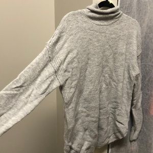 Gray Gap turtleneck.
